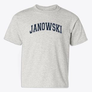 Janowski Elementary School Varsity Arch Youth T-shirt