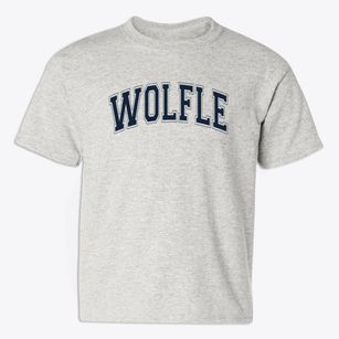 Wolfle Elementary School Varsity Arch Youth T-shirt