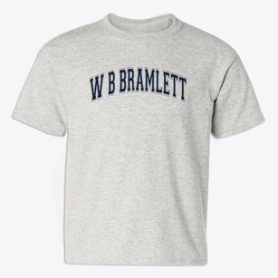 W B Bramlett Elementary School Varsity Arch Youth T-shirt