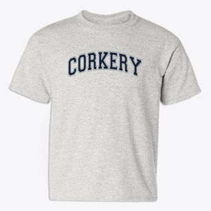 Corkery Elementary School Varsity Arch Youth T-shirt