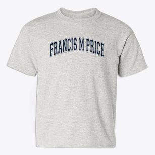 Francis M Price Elementary School Varsity Arch Youth T-shirt