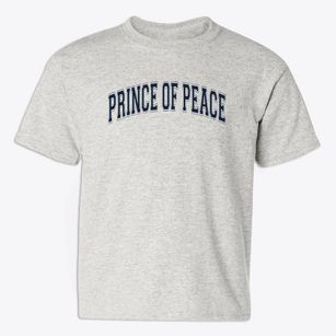 Prince Of Peace Catholic School Varsity Arch Youth T-shirt