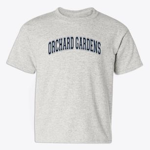 Orchard Gardens K-8 Pilot School Varsity Arch Youth T-shirt