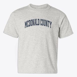 Mcdonald County High School Varsity Arch Youth T-shirt