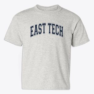 East Career & Technical Academy Varsity Arch Youth T-shirt