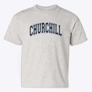 Churchill Junior High School Varsity Arch Youth T-shirt