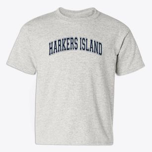 Harkers Island Elementary School Varsity Arch Youth T-shirt