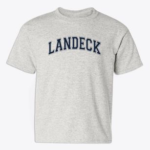 Landeck Elementary School Varsity Arch Youth T-shirt