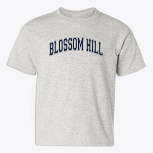 Blossom Hill Elementary School Varsity Arch Youth T-shirt