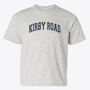 Kirby Road Elementary School Varsity Arch Youth T-shirt