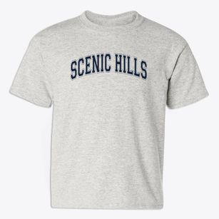 Scenic Hills Elementary School Varsity Arch Youth T-shirt