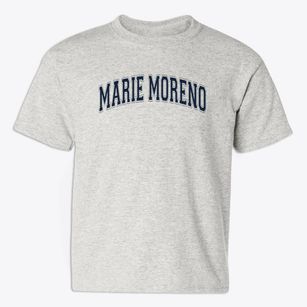 Marie Moreno Elementary School Varsity Arch Youth T-shirt