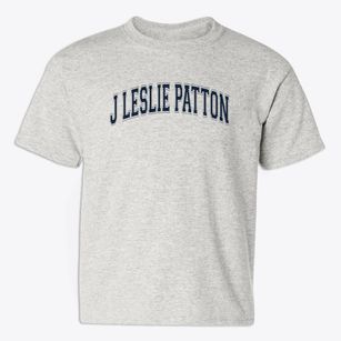J Leslie Patton Elementary School Varsity Arch Youth T-shirt