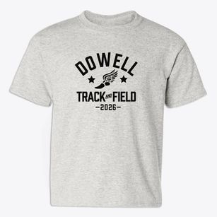 Dowell Elementary School Track and Field Youth T-shirt