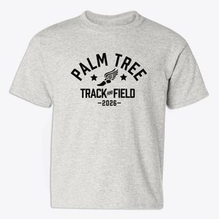 Palm Tree School Track and Field Youth T-shirt