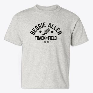Bessie Allen Middle School Track and Field Youth T-shirt
