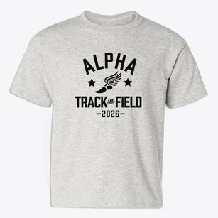 Alpha Charter Track and Field Youth T-shirt