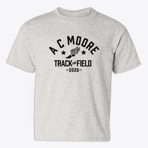 A C Moore Elementary School Track and Field Youth T-shirt