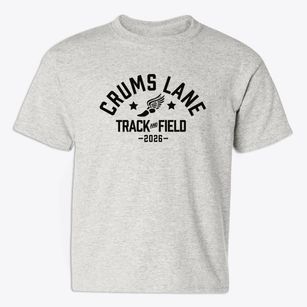 Crums Lane Elementary School Track and Field Youth T-shirt