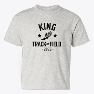 King Elementary School Track and Field Youth T-shirt
