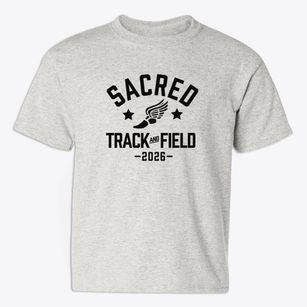 Sacred Heart Grade School Track and Field Youth T-shirt