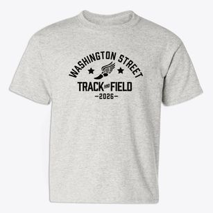 Washington Street Elementary School Track and Field Youth T-shirt