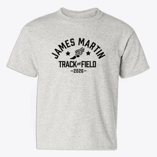 James Martin Middle School Track and Field Youth T-shirt
