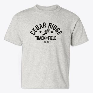 Cedar Ridge High School Track and Field Youth T-shirt