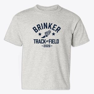 Brinker Elementary School Track and Field Youth T-shirt