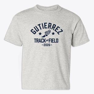 Gutierrez Middle School Track and Field Youth T-shirt