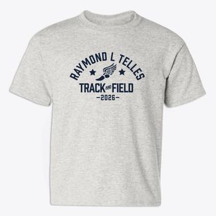 Raymond L Telles Academy Track and Field Youth T-shirt