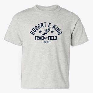 Robert E King Elementary School Track and Field Youth T-shirt