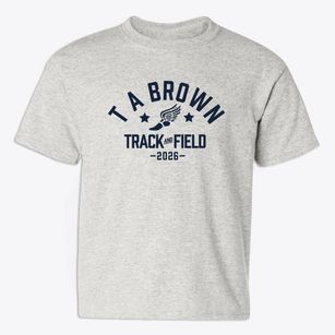T A Brown Elementary School Track and Field Youth T-shirt