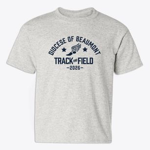 Diocese Of Beaumont Track and Field Youth T-shirt