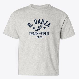 B. Garza Middle School Track and Field Youth T-shirt