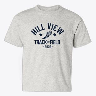 Hill View Elementary School Track and Field Youth T-shirt