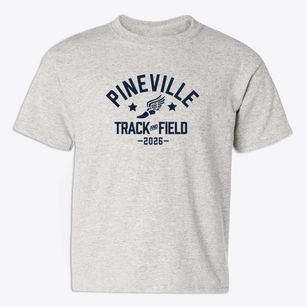 Pineville Middle School Track and Field Youth T-shirt