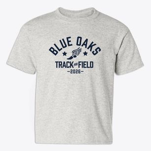 Blue Oaks School Track and Field Youth T-shirt