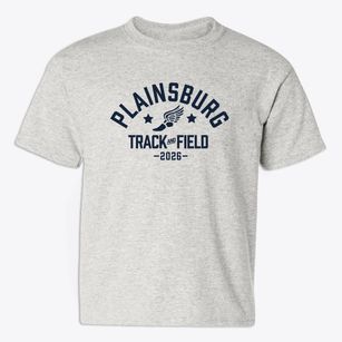 Plainsburg Elementary School Track and Field Youth T-shirt