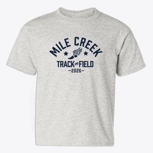 Mile Creek Elementary School Track and Field Youth T-shirt