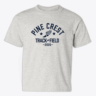 Pine Crest Elementary School Track and Field Youth T-shirt