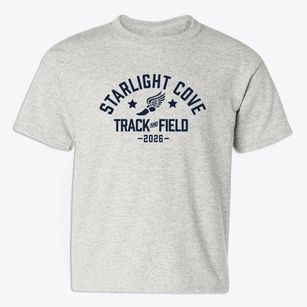Starlight Cove Elementary School Track and Field Youth T-shirt