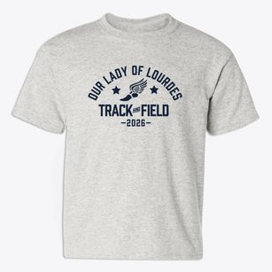Our Lady Of Lourdes Elementary School Track and Field Youth T-shirt
