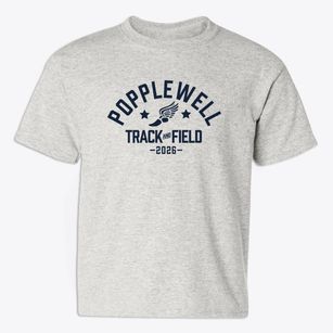 Popplewell Elementary School Track and Field Youth T-shirt
