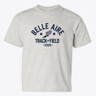 Belle Aire Elementary School Track and Field Youth T-shirt