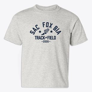 Sac & Fox Bia Elementary School Track and Field Youth T-shirt