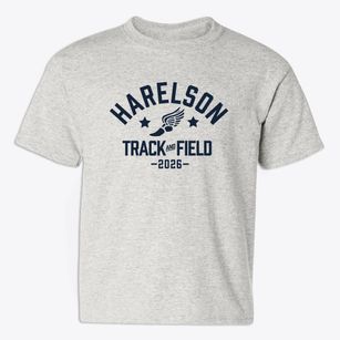 Harelson Elementary School Track and Field Youth T-shirt