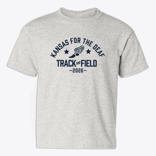 Kansas School For The Deaf Track and Field Youth T-shirt