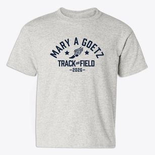 Mary A Goetz Elementary School Track and Field Youth T-shirt