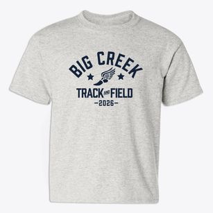 Big Creek Elementary School Track and Field Youth T-shirt